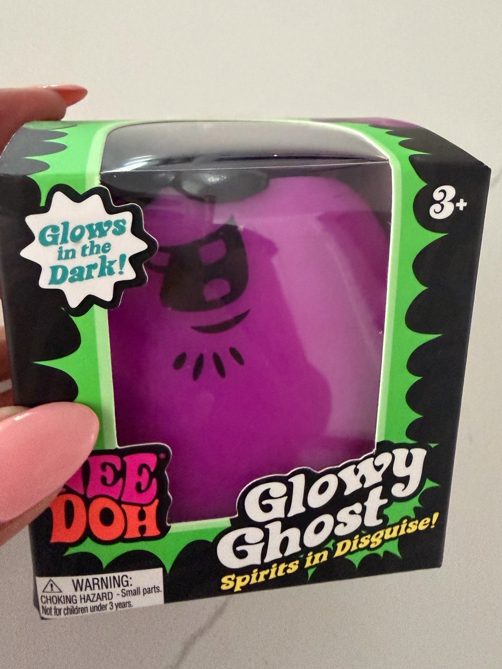Scentco/EEBEE Doh Glowy Ghost Kids Toy - Purple (Glows in the Dark)